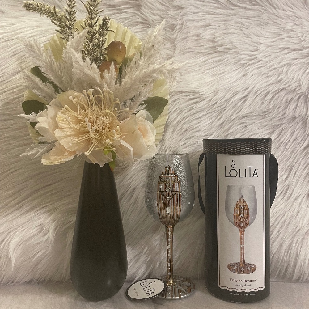 Lolita (Enesco Designs By) “Empire Dreams” Wine Glass